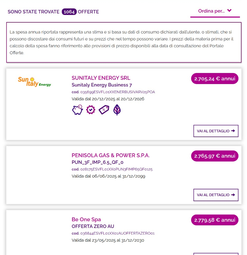 Portale Offerte luce e gas: Sunitaly Energy tra le offerte in evidenza